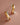 18K Gold PVD Plated Waterproof Stainless Steel Stud Earrings 7215 close-up highlighting the polished finish
