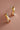 18K Gold PVD Plated Waterproof Stainless Steel Stud Earrings 7215 close-up highlighting the polished finish
