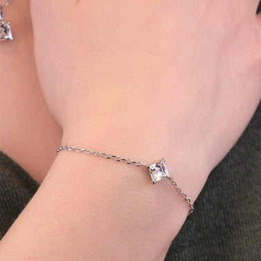 Calle Bracelet - Silver and Crystal