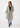 Herringbone Long Sleeve Button Front Coatigan - Coatigan