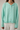 Close-up view of mint green Round Rolled Hemline Detail Thin Sweater Cardigan