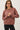 Close-up of cotton modal fleece sweatshirt showing soft fabric texture