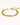 18K gold non-tarnish rhinestone chain bracelet product detail