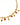 18K non-tarnish beaded heart bracelet for women