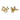 Posie Gold and Crystal Earrings