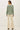 Back view of sage green raglan sleeve slub pullover sweater