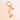 Bubble letter keychain bag charm V