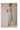 Back view of a model wearing a V NECK CAP SLEEVE BUTTON UP WAIST TIE BELT MIDI DRESS in striped fabric.