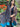 New Gray Modal Jamawar Scarf worn by model in garden