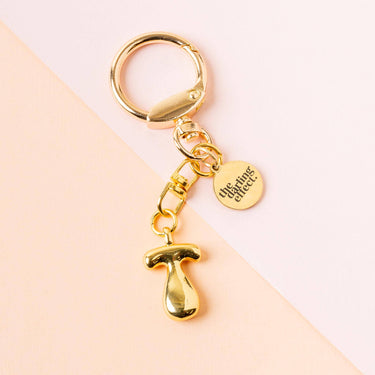 Bubble letter keychain bag charm T
