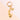 Bubble letter keychain bag charm Q