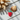 Handmade felt strawberry keychain for bags