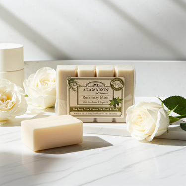 A La Maison Rosemary Mint Bar Soap Value Pack 4 x 3.5 oz bar