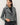 CROPPED MOTO STYLE JACKET - Charcoal / M - Sweater Coat