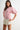 Textured Cable Knit Short Sleeve Sweater full-length outfit view