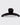 Large Arched Clip Black made from recycled plastic, designed for thick hair, featuring a sleek black finish.