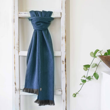 Alpaca Scarf - Blue Stone