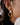 Model wearing Anémone 18K Gold Non-Tarnish Pearl Drop Earrings