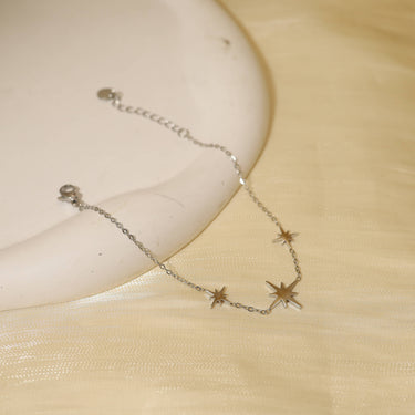 Silver Star Chain Bracelet