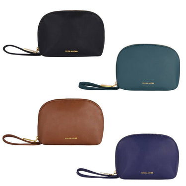 vegan wristlet makeup bag four color set