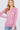 Long Sleeve Crew Neck Thermal Knit Top - PNk-mauve / S - Thermals