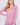 Long Sleeve Crew Neck Thermal Knit Top - PNk-mauve / S - Thermals