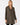 Chevron Coat with Side Pockets - S / Brown/Black - Coat
