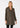Chevron Coat with Side Pockets - S / Brown/Black - Coat
