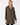Chevron Coat with Side Pockets - S / Brown/Black - Coat