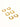 Claude 18K Gold Non-Tarnish CZ Hoops Earring set featuring various styles and designs