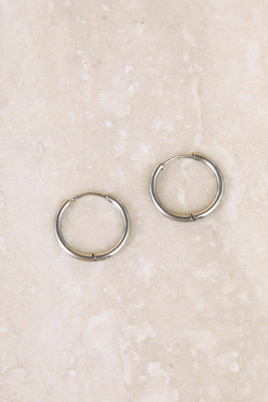 Silver Mini Creole Earrings