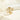 Double Line Gold Cross Mesh Ring