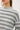 DOUBLE STRIPE SWEATER WITH RIBBED MOCK NECKLINE - Sweater
