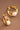 18K Gold PVD Plated Waterproof Stainless Steel Hoop Earrings 7193 close-up highlighting the hoop shape