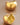 18K Gold Plated Waterproof Stainless Steel Hoop Earrings 7463 displayed vertically to highlight the hoop shape