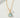 Bermuda Triangle Dainty Collar Necklace- Aquamarine