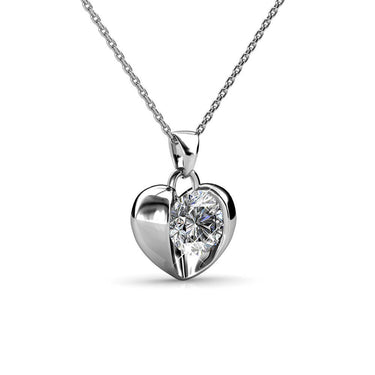 Simply Love Pendants - Silver and Crystal