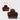 Recycled Plastic Puffy Cloud Clip 1pc - Chocolate - Claw Clip