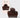 Recycled Plastic Puffy Cloud Clip 1pc - Chocolate - Claw Clip