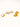 Anouk 18K gold non tarnish heart hoop CZ earrings