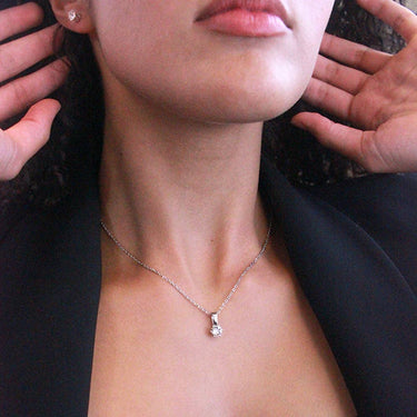Birth Stone Pendants - Silver and Crystal