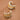 18K Gold Plated Waterproof Stainless Steel Hoop Earrings 7850 displayed as a pair on a neutral background