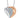 Two-Tone Sterling Silver Embellished Heart Pendant