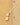 Gold Dipped Cz Circle And Oval Pendant Necklace - Rose - Necklace