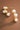 18K Gold PVD Plated Waterproof Stainless Steel Stud Earrings 7093 close-up highlighting the pearl-like decorative details