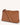 Mira & Moss Audrey Crossbody Bag in brown vegan leather with adjustable strap and gold-tone hardware.