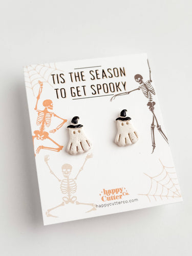 Halloween Studs – Witch Ghost Halloween Stud Earrings