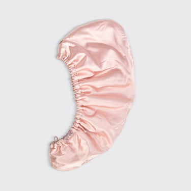 Satin-Wrapped Hair Towel - Blush - Hair Towel