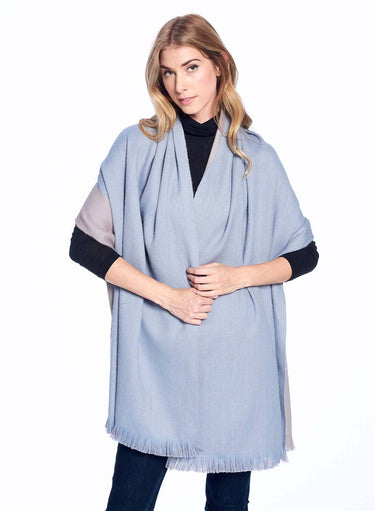 Alpaca Reversible Wrap - Sediment