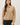WOOL BLENDED COLLARED BUTTON UP SWEATER JACKET - S / MOCHA - Cardigan